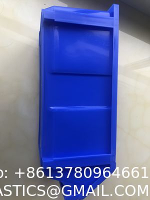 Workshop Hanging Box Plastic Container Tool Spare Parts Storage Bins Shelves Injection Stackable Rack Divisible Organizer