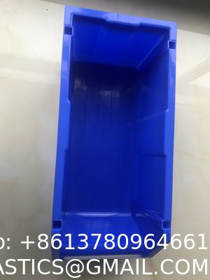 Workshop Hanging Box Plastic Container Tool Spare Parts Storage Bins Shelves Injection Stackable Rack Divisible Organizer