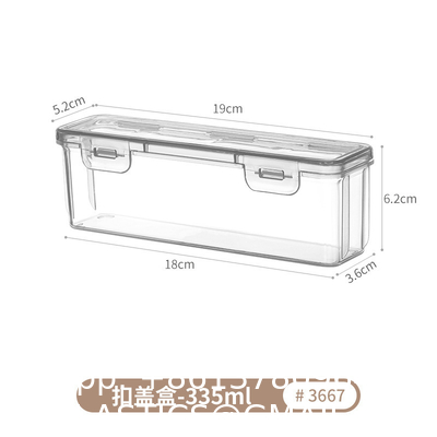 Sustainable Household Simple Large-Capacity Translucent Sticky Note Flip Storage Box Square Card Accessories Stationery Desktop Storage Box With Lid