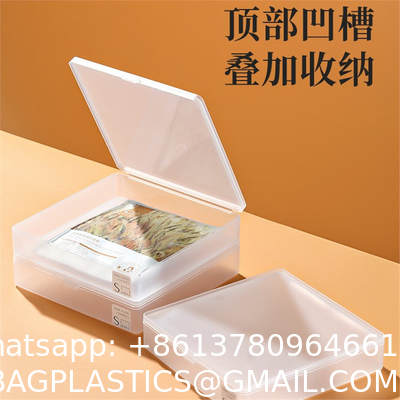 Desktop Office Supplies, Desk Organizers, Clear Accessories, Dustproof Organizer Storage Small Items Frosted Storage Box Transparent Desktop Sundries Storage Box With Lid Drawer Storage Box