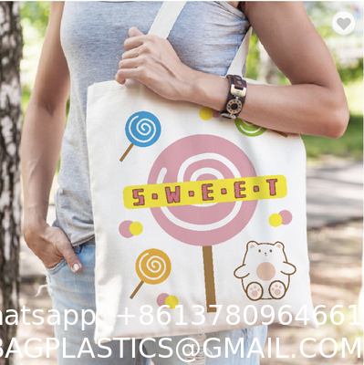 Heavy Duty Plain Thick Canvas Bag For Custom Shopping Canvas Tote Bags Bulk Shopping Bag For Crafts With DIY Reusable Grocery Bag