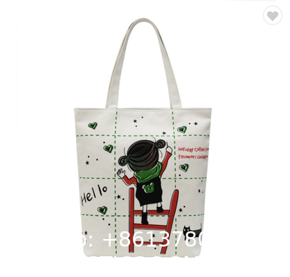 Heavy Duty Plain Thick Canvas Bag For Custom Shopping Canvas Tote Bags Bulk Shopping Bag For Crafts With DIY Reusable Grocery Bag