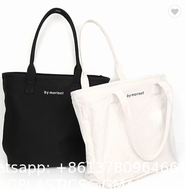 Heavy Duty Plain Thick Canvas Bag For Custom Shopping Canvas Tote Bags Bulk Shopping Bag For Crafts With DIY Reusable Grocery Bag