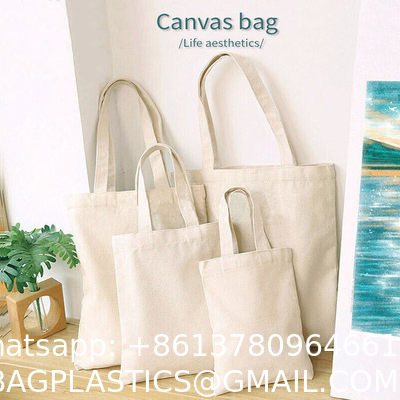 Multifunctional Girl Fashion Diy School Hand Bags Women Reusable Use Customized Logo High Quality Custom Size Fashion Organic Folding Cotton Canvas Tote Bag