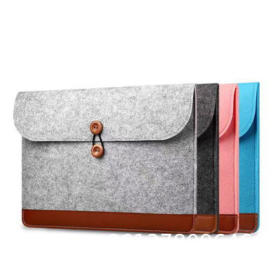 Felt Laptop Bag Protective Light Weight Carrying Envelope Sleeve Case, Compatible With Asus D e l l HP Microsoft Notebook Chromebook Ultrabook, Apple MacBook Air Pro