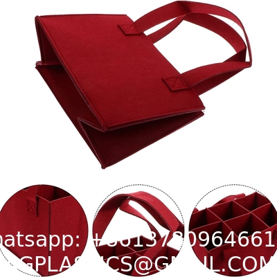 Felt Tote Bag Reusable Lightly Heavy Duty Grocery Tote Bag With Handles Shopping Felt Bags For Grocery Beach Travel Factory Wholesale Heavy Duty Women's Tote Bag Reusable Grocery/Travel Felt Bags