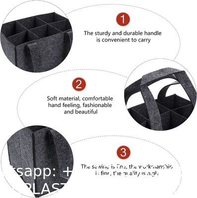Felt Tote Bag Reusable Lightly Heavy Duty Grocery Tote Bag With Handles Shopping Felt Bags For Grocery Beach Travel Factory Wholesale Heavy Duty Women's Tote Bag Reusable Grocery/Travel Felt Bags
