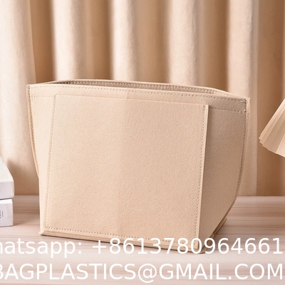 Purse Organizer Insert For Handbags & Base Shaper Set, Felt Organizer Insert Large Tote, Bag Organizer With Zipper Sizes, Fit Speedy Neverfull MM City And More