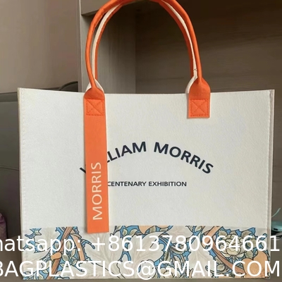Leisure Commuting Tote Felt Bag Is A Must-Have For Going Out And Can Be Customized In Color And Size Reusable Felt Shopping Bag Gift Eco Promotion Custom Cotton Canvas Tote Bag with logo