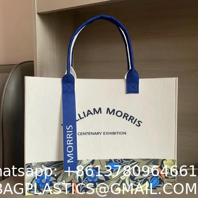 Leisure Commuting Tote Felt Bag Is A Must-Have For Going Out And Can Be Customized In Color And Size Reusable Felt Shopping Bag Gift Eco Promotion Custom Cotton Canvas Tote Bag with logo
