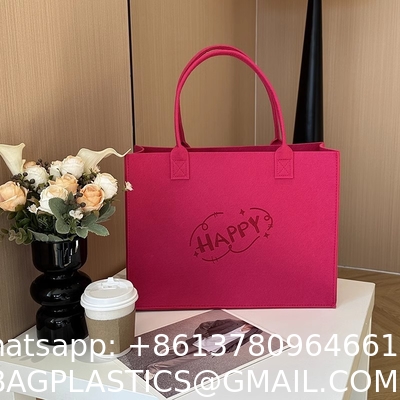 New Style Fashion Canvas Tote Bag With Long Rope Handle Colorful Laminated Cotton Magnetic Buckle Patterned Letters Tote Bag Letter Pattern Direct From Manufacturer Wholesale