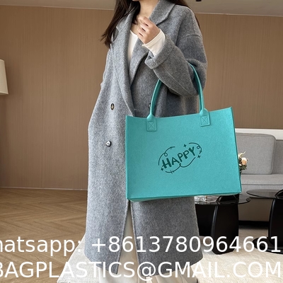 New Style Fashion Canvas Tote Bag With Long Rope Handle Colorful Laminated Cotton Magnetic Buckle Patterned Letters Tote Bag Letter Pattern Direct From Manufacturer Wholesale