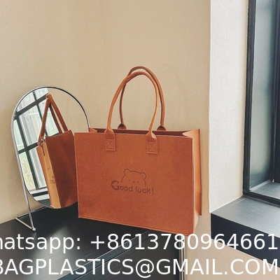 Felt Tote Bag with Durable Handles Grocery Bags Travel Heavy Duty Shopping Find Similar Icon Felt Bags With Your Logo Large Custom Shopping Bag With Logo Felt Tote For Party Recycled Felt Tote Bag
