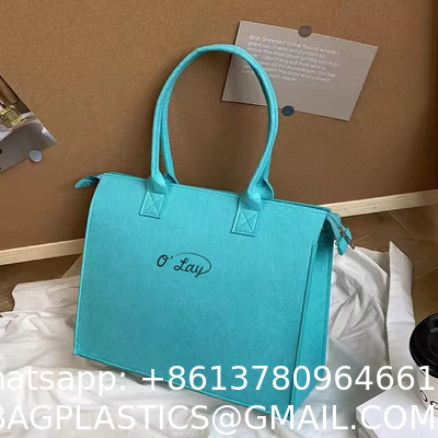 Thick Felt Storage Bag - Durable Eco-Friendly With A Smooth Texture Fashionable For Daily Commuting A New Favorite Portable Environmental protection Shopping All-match Bag Gift Shopping Bag