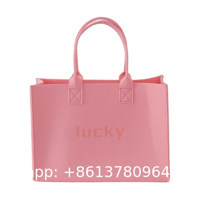 Thick Felt Storage Bag - Durable Eco-Friendly With A Smooth Texture Fashionable For Daily Commuting A New Favorite Portable Environmental protection Shopping All-match Bag Gift Shopping Bag