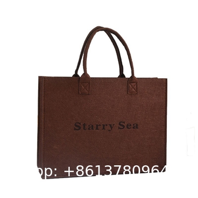 Felt Material Lightweight Shoulder Bags For Ladies Wholesale Half Moon Bag Manufacturer Female Clutch Women'S Shoulder Bags Custom Handbags Ladies Felt Tote Bag With Zipper