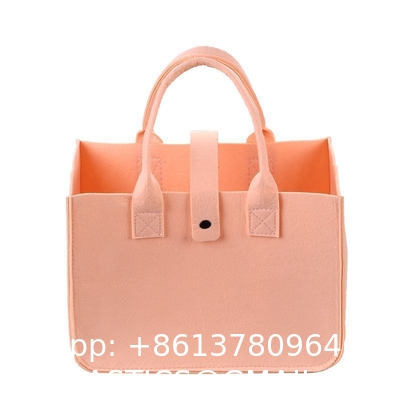 Logo DIY Personalized Grocery Bag Wholesale Shopping Bags Customization Cheap Handbags Casual Felt Women Shopping Handbags For Daily Use