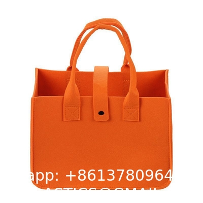 Logo DIY Personalized Grocery Bag Wholesale Shopping Bags Customization Cheap Handbags Casual Felt Women Shopping Handbags For Daily Use