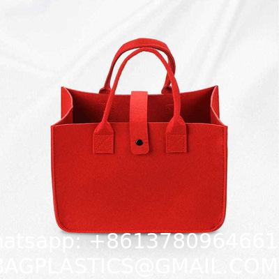 Logo DIY Personalized Grocery Bag Wholesale Shopping Bags Customization Cheap Handbags Casual Felt Women Shopping Handbags For Daily Use
