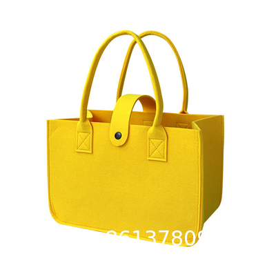 Logo DIY Personalized Grocery Bag Wholesale Shopping Bags Customization Cheap Handbags Casual Felt Women Shopping Handbags For Daily Use