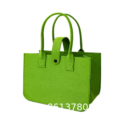 Logo DIY Personalized Grocery Bag Wholesale Shopping Bags Customization Cheap Handbags Casual Felt Women Shopping Handbags For Daily Use