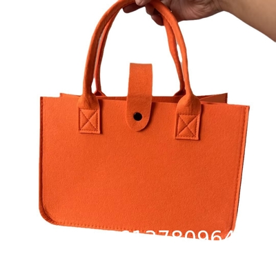 Logo DIY Personalized Grocery Bag Wholesale Shopping Bags Customization Cheap Handbags Casual Felt Women Shopping Handbags For Daily Use