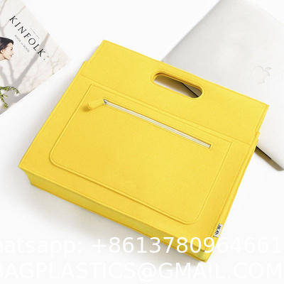 OEM Handmade Reversible Felt Storage Bag Embroidered Personalized Tote Bag Manufacturer'S Shopping Bag Wholesale Custom Simple Letter Logo Eco-Friendly Durable Multi-Scenario Suitable Felt Shopping