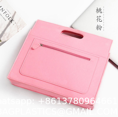 OEM Handmade Reversible Felt Storage Bag Embroidered Personalized Tote Bag Manufacturer'S Shopping Bag Wholesale Custom Simple Letter Logo Eco-Friendly Durable Multi-Scenario Suitable Felt Shopping