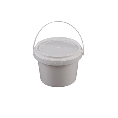 Clear Bucket With Lids - Plastic Food Storage Containers, Airtight Screw-On Lids - Freezer Safe Ice Cream Bucekts, Food Grade Reusable Containers For Kitchen