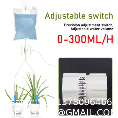 Extra Large 6500ML Drip Irrigation Bag Adjustable Flow, Self Automatic Watering System For Outdoor Gardening Plants And Flowers
