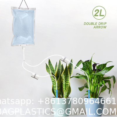 Extra Large 6500ML Drip Irrigation Bag Adjustable Flow, Self Automatic Watering System For Outdoor Gardening Plants And Flowers