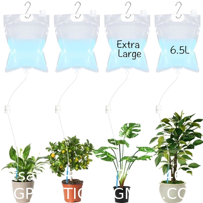 Plant Self Watering Bags With Adjustable Flow Regulators, Compact Automatic Drip Irrigation Kits, Indoor Plant Watering System For Small Potted Plants, Vacation Plant Care Essentials