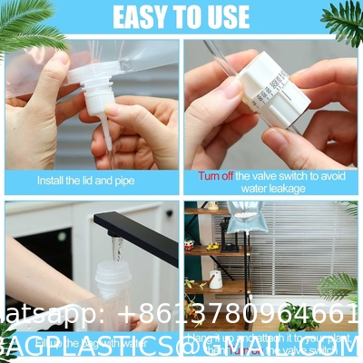 Plant Self Watering Bags With Adjustable Flow Regulators, Compact Automatic Drip Irrigation Kits, Indoor Plant Watering System For Small Potted Plants, Vacation Plant Care Essentials