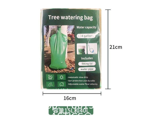 15/40L Tree Adjustable Water Supply Bag Automatic Drip Irrigation Hydration Drip Irrigation Bag Maintenance Tree Watering Bag