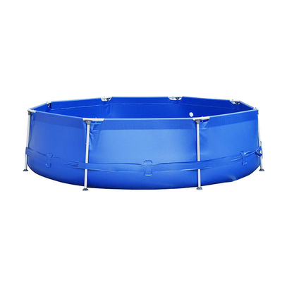 Custom Logo 10 Ft X 30 Inch PVC Family Above Ground Pool Round Metal Frame Swimming Pool Large Summer Backyard