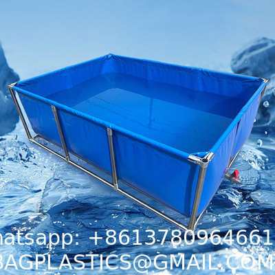 7000 Liters Diameter 3m X Height 1m Square/Round Fish Pond 1800 Gallon Foldable Plastic Tank Swimming Pool For Promotion