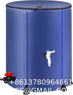 Collapsible Rain Barrel Water Storage Containers-53 Gallon Portable Rainwater Collect System Water Tank To Collect Rainwater From Gutter Downspout Water Catcher With Spigots,Filter＆Overflow Kits