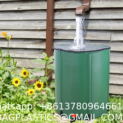 Collapsible Rain Barrel Water Storage Containers-53 Gallon Portable Rainwater Collect System Water Tank To Collect Rainwater From Gutter Downspout Water Catcher With Spigots,Filter＆Overflow Kits