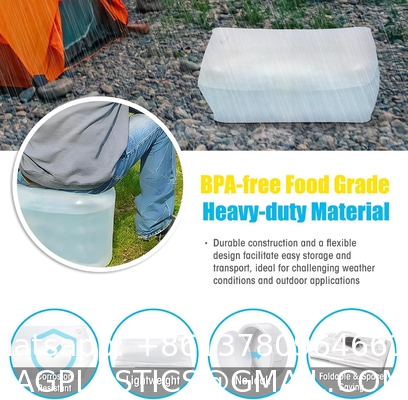 Water Storage Bladder, 100 Gallon Heavy Duty Food-Grade Plastic Bag, For Emergency Water Bank, Ideal For Bathtub Water Storage, Camping, Gardening And Agricultural Irrigation.