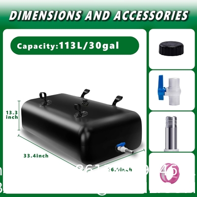 Water Bladder Storage Containers, Foldable Portable Water Tank Large Capacity Soft Water Bag, Drought Resistance, Fire Prevention, Emergency Water