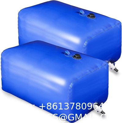 Water Bladder Storage Containers, Foldable Portable Water Tank Large Capacity Soft Water Bag, Drought Resistance, Fire Prevention, Emergency Water