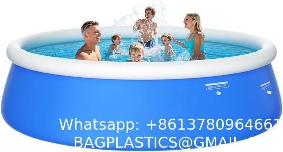 Inflatable Swimming Pool, Round Inflatable Pools Adult Above Ground, Blow Up Pool, Top Ring Summer Water Party Pools, Outdoor Pool For Backyard Family Size (10FT X 30INCH Inflatable Swimming Pool)