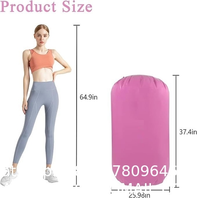 Inflatable Gymnastics Air Roller Set, Tumble Rolling Air Roller Gymnastics Barrel With Electric Pump For Kids Adults Home Outdoor Gymnastic Training Cheerleading Yoga