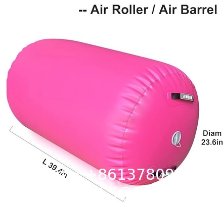 Inflatable Gymnastics Air Roller Set, Tumble Rolling Air Roller Gymnastics Barrel With Electric Pump For Kids Adults Home Outdoor Gymnastic Training Cheerleading Yoga