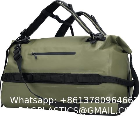 Large Waterproof Duffel Bag Rolltop Dry Backpack Duffle Bags For Kayaking, Rafting, Boating, Swimming, Camping, Travel, Gym, Beach, 60L/80L