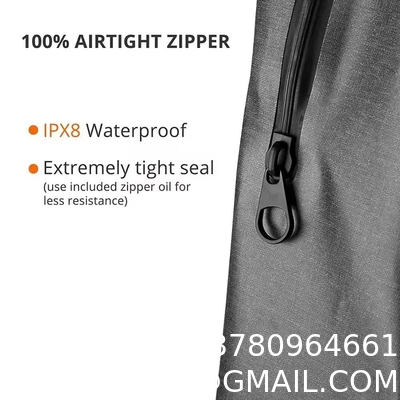Backpack for Outdoor Camping Hiking IXP7 Waterproof TPU Airtight Zipper Backpack School Outdoor Travel Sport Gym Laptop Dry Duffel Ocean Camping Beach Bags