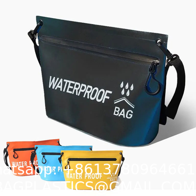 Zipper Waterproof Storage Bag Multi-Color Portable Waterproof Bag Waterproof Dry Bag Travel Handbag Pack Wash Sack Swimming Rafting Kayaking River Trekking Floating Boating Water Bags