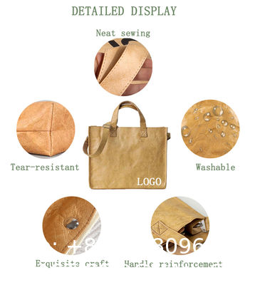 Sustainable Recyclable Tote Bag For Women, TPU Waterproof And Tyvek Paper Material Casual Shoulder Bag Handbag For Work, Travel, Gym