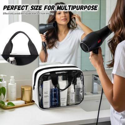 Travel Toiletry Bag for Women, Makeup Bag& Cases, Waterproof Makeup Organizer, Large Capacity Outdoor Travel Toiletries And Cosmetics Bag Three Piece Set Customization Convenient Storage Bag