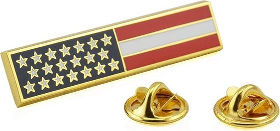 Emergency Medical Technician "EMT" Lapel Pin Set American Flag Uniform Pin For Police and Firefighters Metal Name Badges Engraved Metal Police Fire Military Better Badges